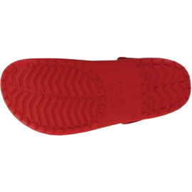 Zuecos Crocs Crocband Clog rojo-gris 11016 6EN 3
