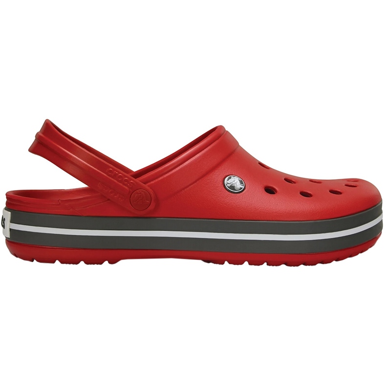 Zuecos Crocs Crocband Clog rojo-gris 11016 6EN 1