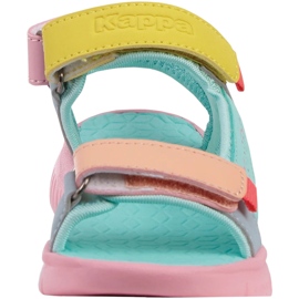 Sandalias infantil Kappa Kana Mf rosa y menta 260886MFK 2117 multicolor 4