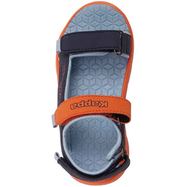 Sandalias infantil Kappa Kana Mf naranja-azul marino-gris 260886MFK 4467 2