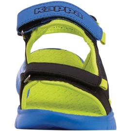 Sandalias infantil Kappa Kana Mf azul-verde-negro 260886MFK 6011 4