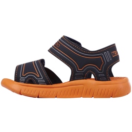 Sandalias para niños Kappa Kaleo K azul marino y naranja 260887K 6744 3