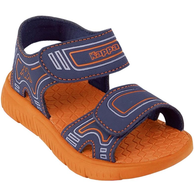 Sandalias para niños Kappa Kaleo K azul marino y naranja 260887K 6744 1