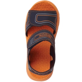 Sandalias para niños Kappa Kaleo K azul marino y naranja 260887K 6744 2