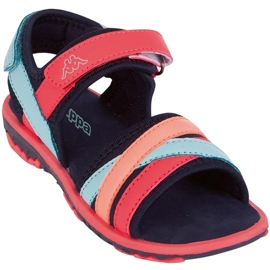 Sandalias infantil Kappa Kimara K azul marino y rosa 260863K 6722 rosado 1