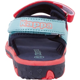 Sandalias infantil Kappa Kimara K azul marino y rosa 260863K 6722 rosado 4