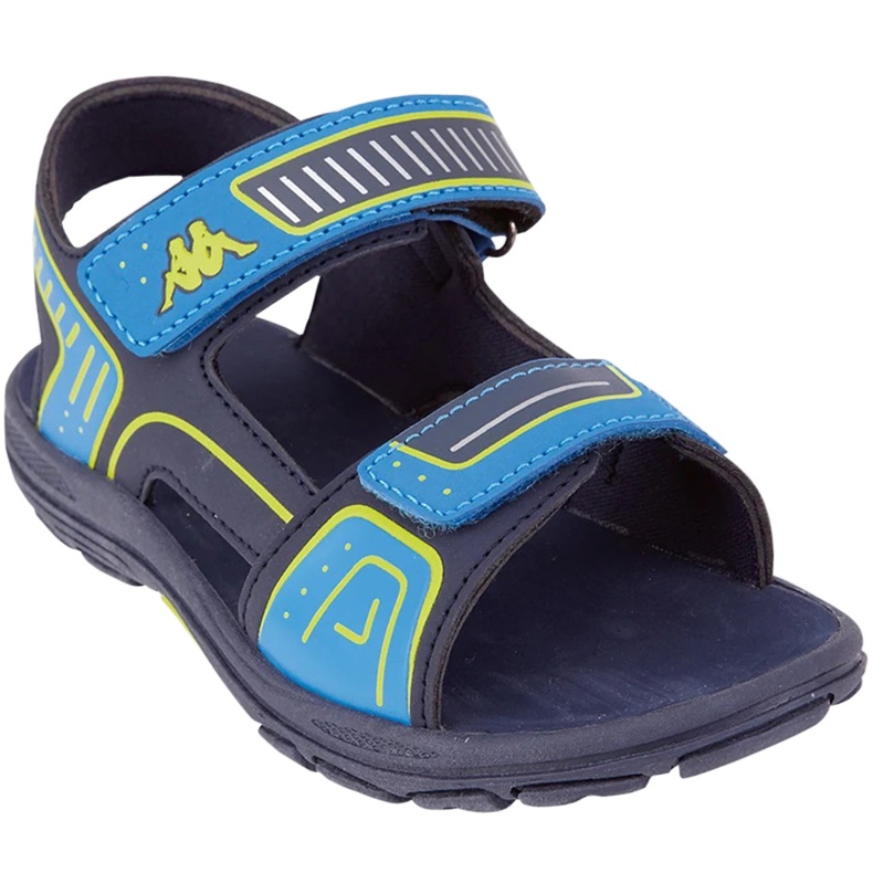 Sandalias infantiles Kappa Paxos azul marino y azul 260864K 6733 1