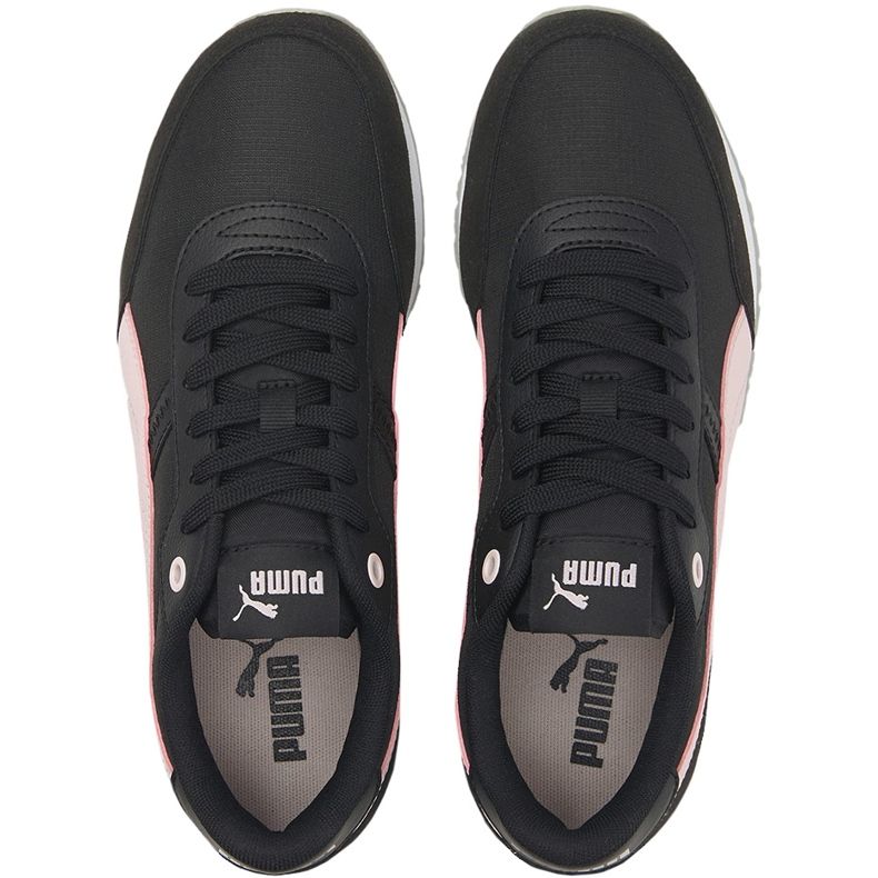 Zapatillas Puma St Runner Essential negro y rosa 383055 05 2