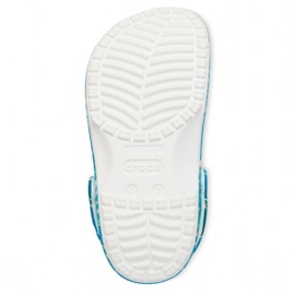 Zuecos infantiles Crocs Classic Party Kids azul 207826 941 3