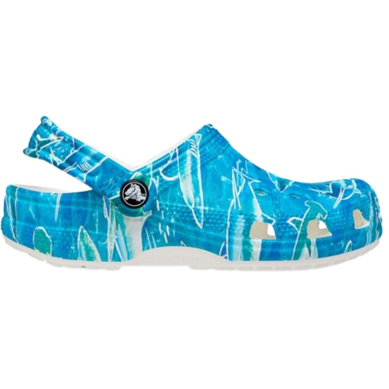 Zuecos infantiles Crocs Classic Party Kids azul 207826 941 1