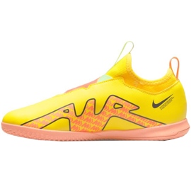 Zapatillas de fútbol Nike Zoom Mercurial Vapor 15 Academy Ic Junior DJ5619 780 amarillo 3