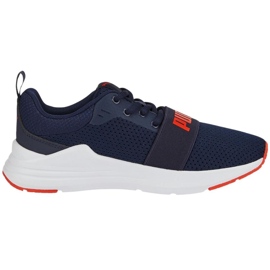 Zapatillas de niño Puma Wired Run Jr. azul marino 374214 21 1