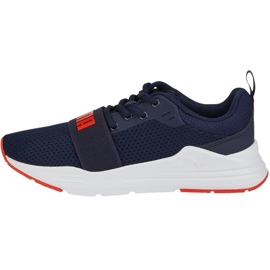 Zapatillas de niño Puma Wired Run Jr. azul marino 374214 21 3