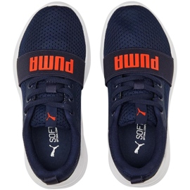 Zapatillas Puma Wired Run Ps para niños, azul marino 374216 21 2