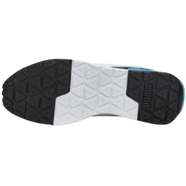 Puma R22 Zapatos de noche negro-azul marino 383462 10 5