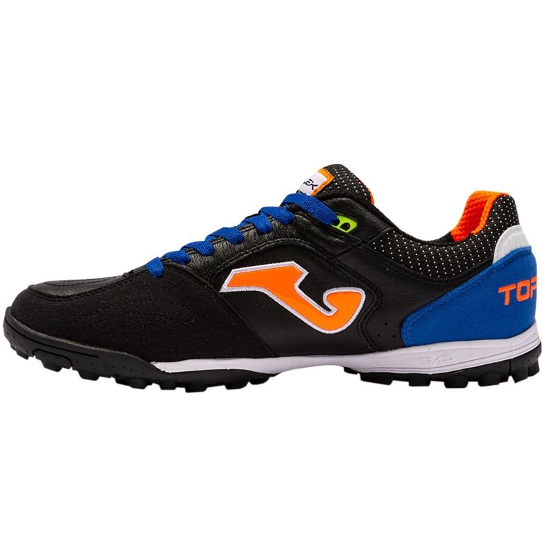 Zapatillas de fútbol Joma Top Flex 2201 Turf negro y azul TOPW2201TF 2