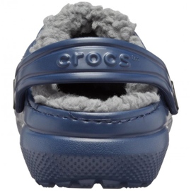 Zuecos para niños Crocs Lined Clog, azul marino 207009 459 3