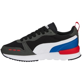 Zapatillas de niño Puma R78 Jr negro-gris-azul 373616 29 blanco 3