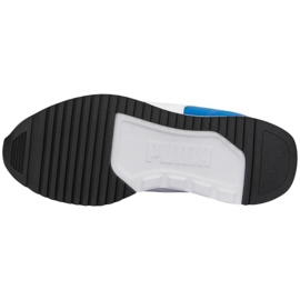 Zapatillas de niño Puma R78 Jr negro-gris-azul 373616 29 blanco 5