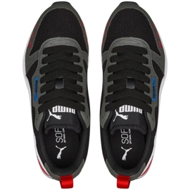 Zapatillas de niño Puma R78 Jr negro-gris-azul 373616 29 blanco 2