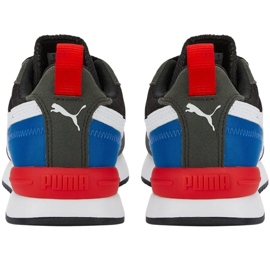 Zapatillas de niño Puma R78 Jr negro-gris-azul 373616 29 blanco 4
