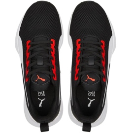 Zapatillas de niño Puma Flyer Runner Jr. blanco y negro 192928 33 2