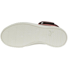 Zapatos para niños Puma Carina 2.0 Mid Wtr Jr burdeos 387380 02 rojo 5