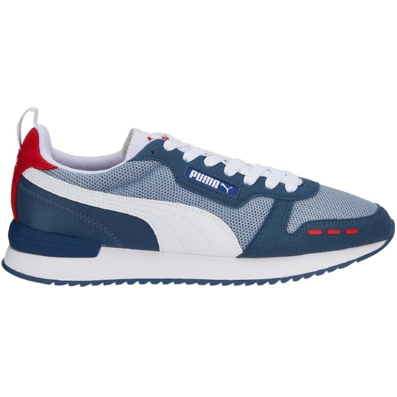 Zapatillas de hombre Puma R78 azul y blanco 373117 61 1
