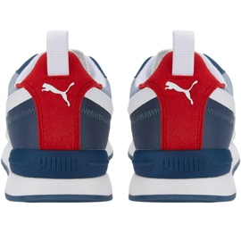 Zapatillas de hombre Puma R78 azul y blanco 373117 61 4