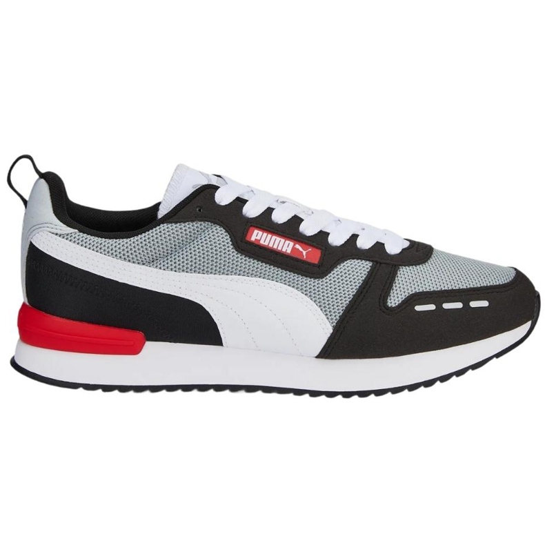 Zapatillas de hombre Puma R78 negro y gris 373117 66 blanco 1