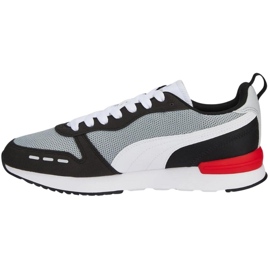 Zapatillas de hombre Puma R78 negro y gris 373117 66 blanco 3