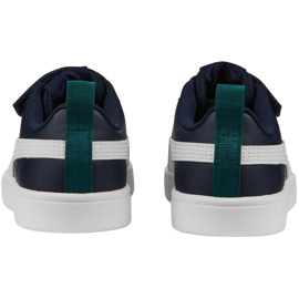 Zapatillas Puma Rickie Ac Ps azul marino y blanco 385836 07 4