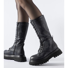 Botas altas negras con aislamiento de Upton negro 1