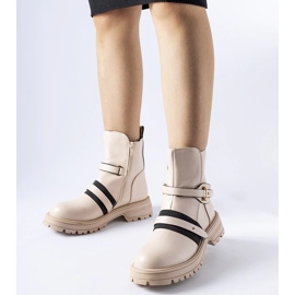 Botas Laderoute con aislamiento beige 1