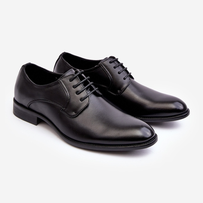 Zapatos Hombre Piel Negro Harene 1