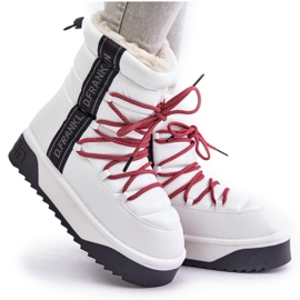 Botas de Nieve Mujer Suela Gruesa Vegana D.Franklin DFSH371007 Blanco 13