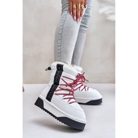 Botas de Nieve Mujer Suela Gruesa Vegana D.Franklin DFSH371007 Blanco 5