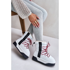 Botas de Nieve Mujer Suela Gruesa Vegana D.Franklin DFSH371007 Blanco 11