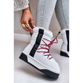 Botas de Nieve Mujer Suela Gruesa Vegana D.Franklin DFSH371007 Blanco 12