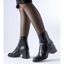 Botines de tacón Fleurette aislantes negros 2