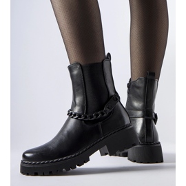 Botas Classe con aislamiento de charol negro 2