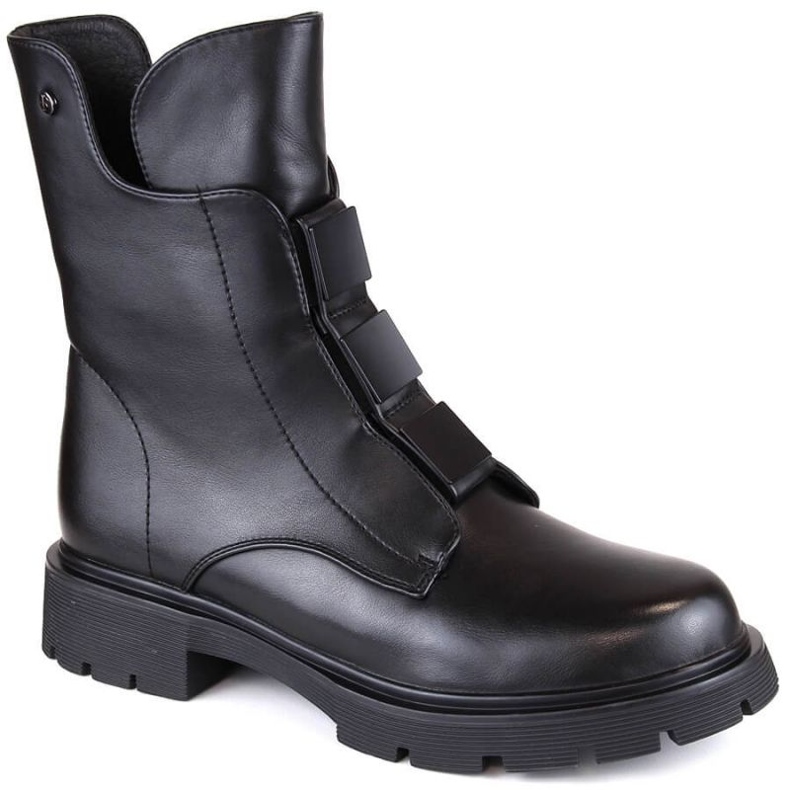 Filippo W PAW492 botas aislantes con cremallera, negro 1