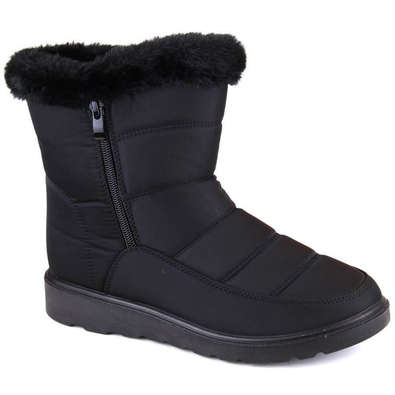 Botas de nieve aislantes con pelo Potocki W WOL197, negro 1