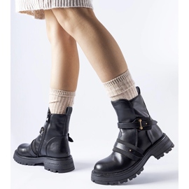 Botas Laderoute negras con aislamiento negro 1
