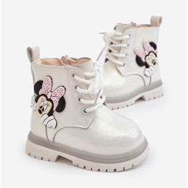 Botas Cálidas Infantiles Minnie Mouse Blanco Tarmi 1 Botas Cálidas Infantiles Minnie Mouse Blanco Tarmi 1