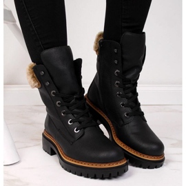 Botas Rieker con piel W 72630 R484 negro 3