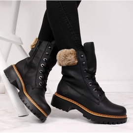 Botas Rieker con piel W 72630 R484 negro 6