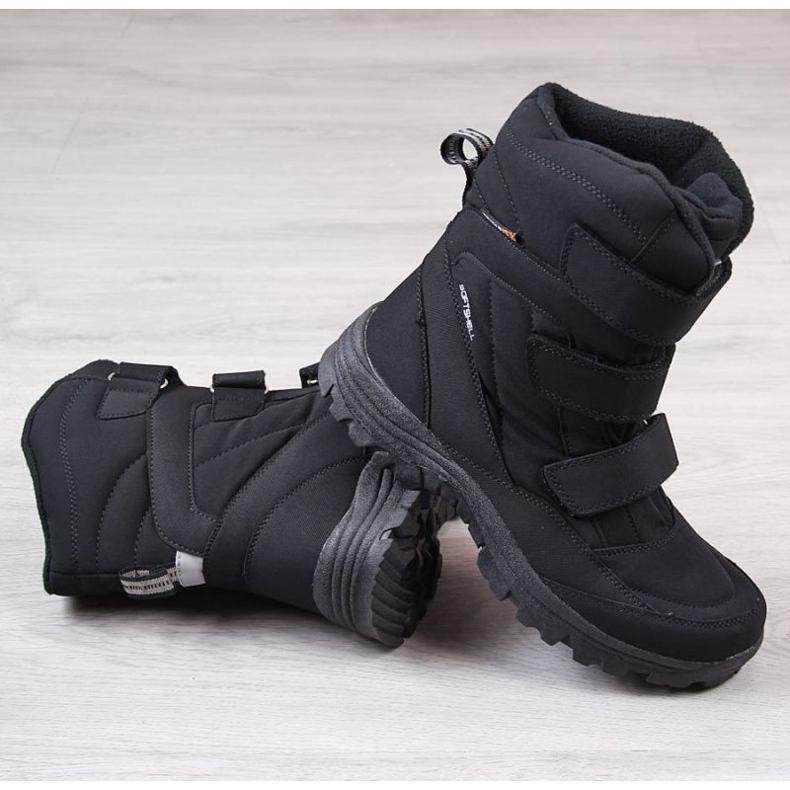 Botas de nieve trekking impermeables American Club M AM500 negro 1
