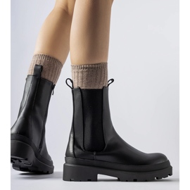 Botines Bethesda negros ligeramente aislados 2