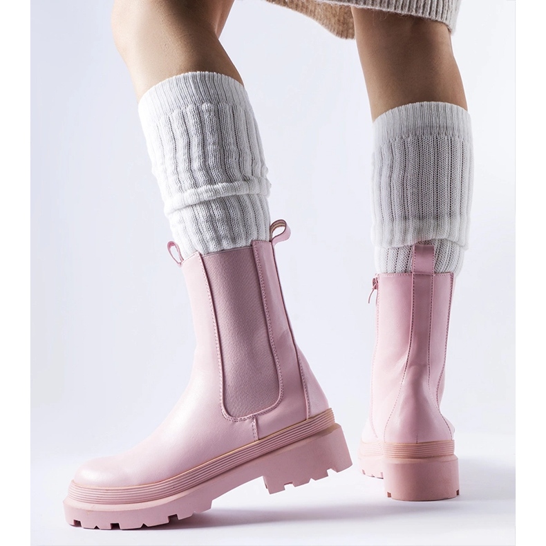 Botines Bethesda rosa ligeramente aislantes 1